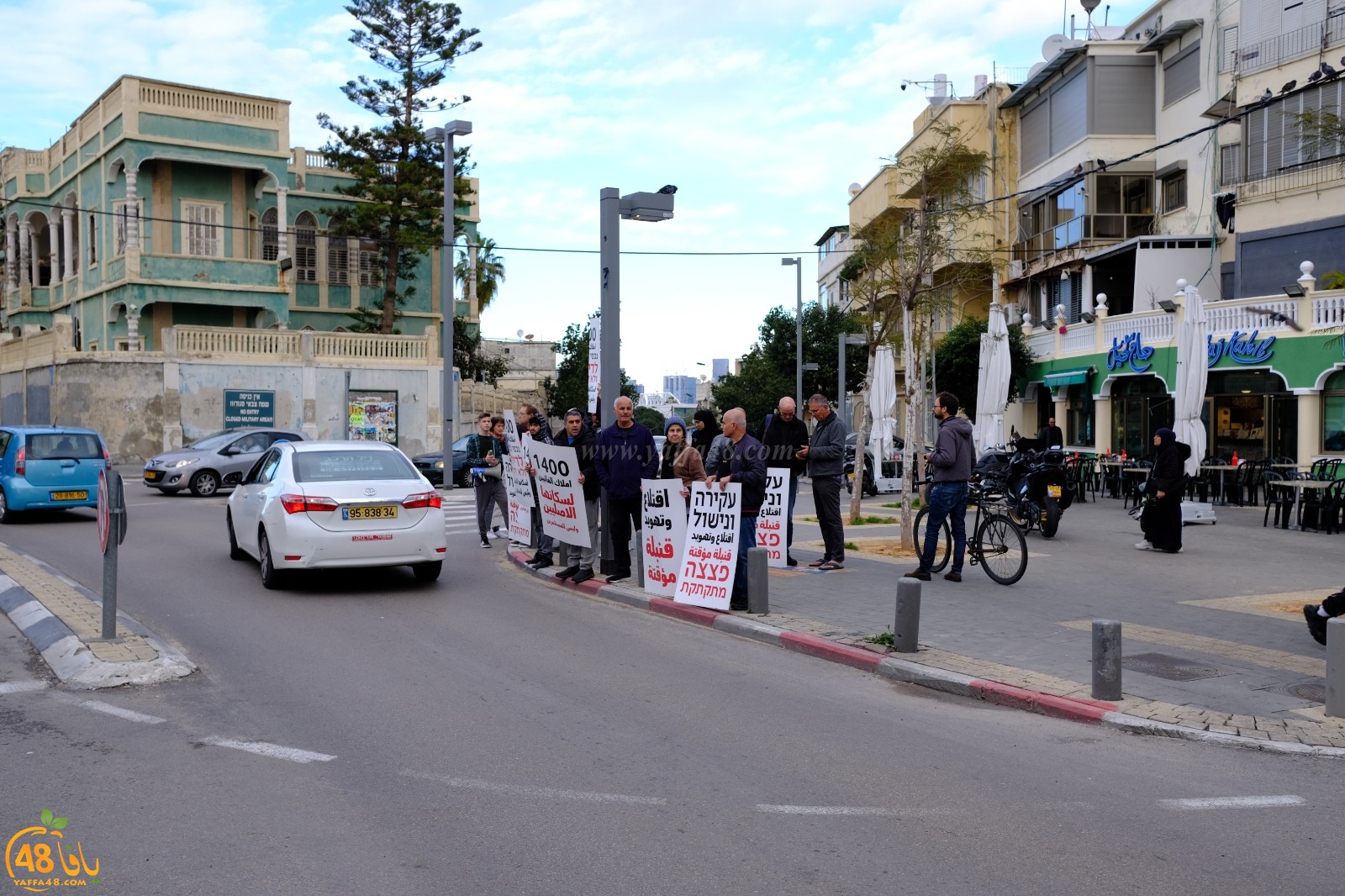 استمرار الوقفات الأسبوعية ضد سياسة التهجير والتهويد في يافا