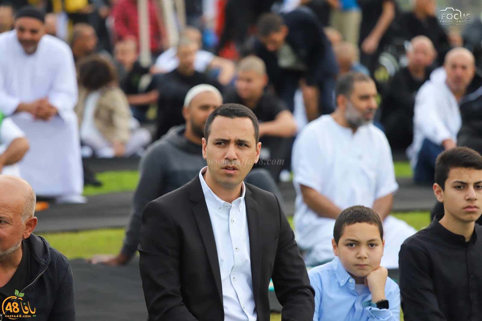 يافا: الفيديو الكامل لخطبة صلاة العيد في متنزه العجمي 