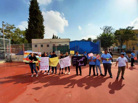  الرملة : طلاب مدرسة الجواريش يحلمون بغد خالٍ من العنف