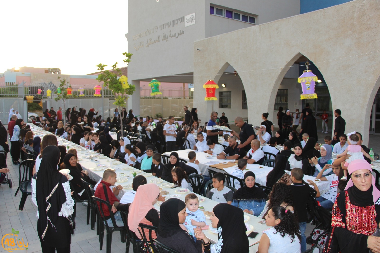 مدرسة يافا المستقبل تعقد إفطارها الجماعي الثاني