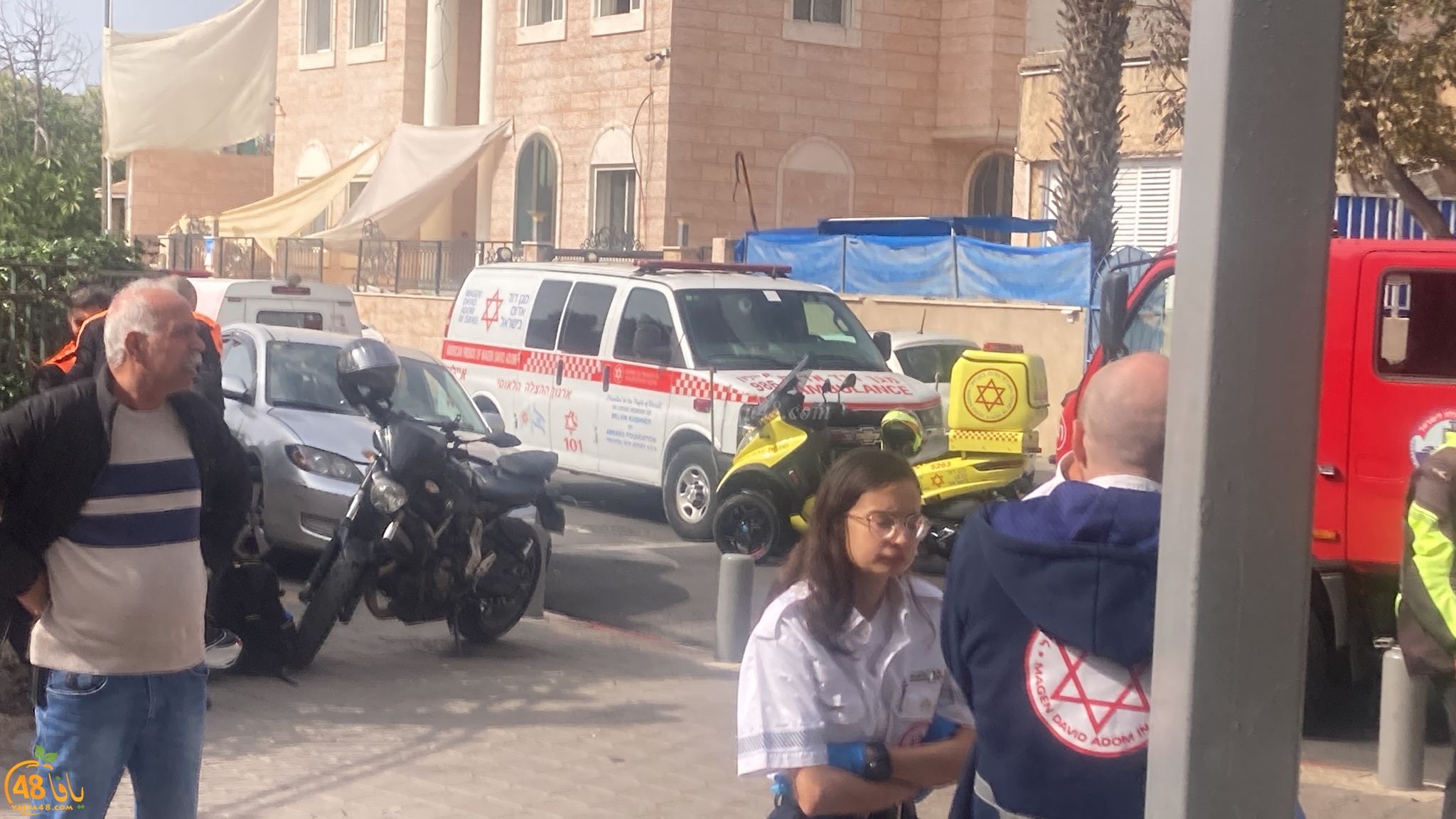  يافا: 4 اصابات طفيفة بحريق داخل شقة سكنية