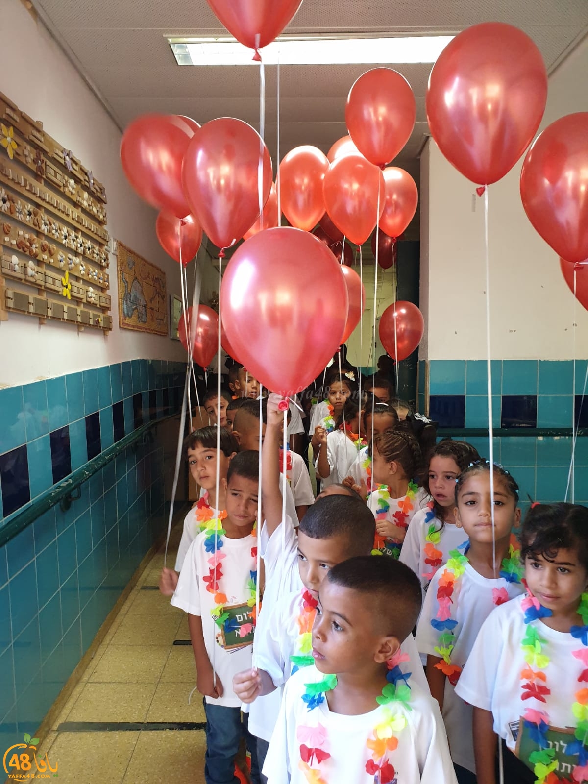بالصور: افتتاح العام الدراسي الجديد في مدرسة الزهراء الابتدائية باللد 