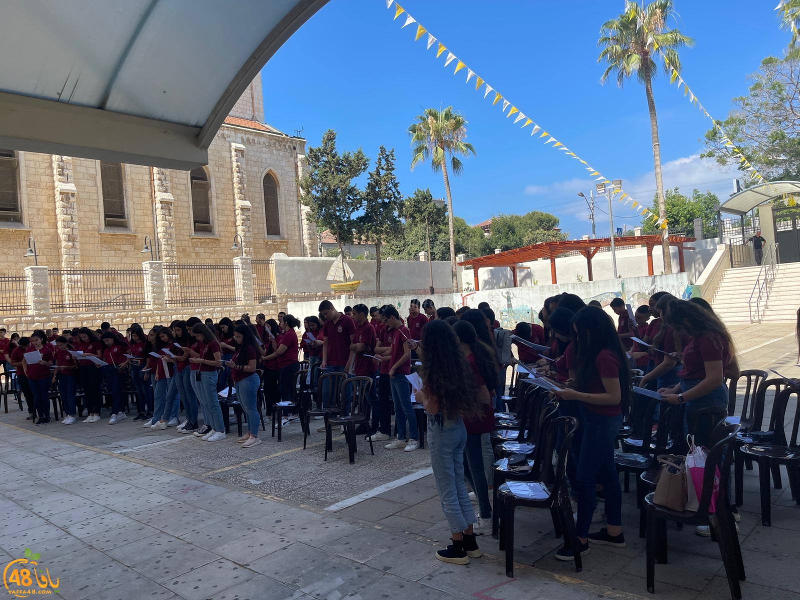 صور: احتفال توزيع شهادات نهاية العام في تراسنطا الثانوية - يافا