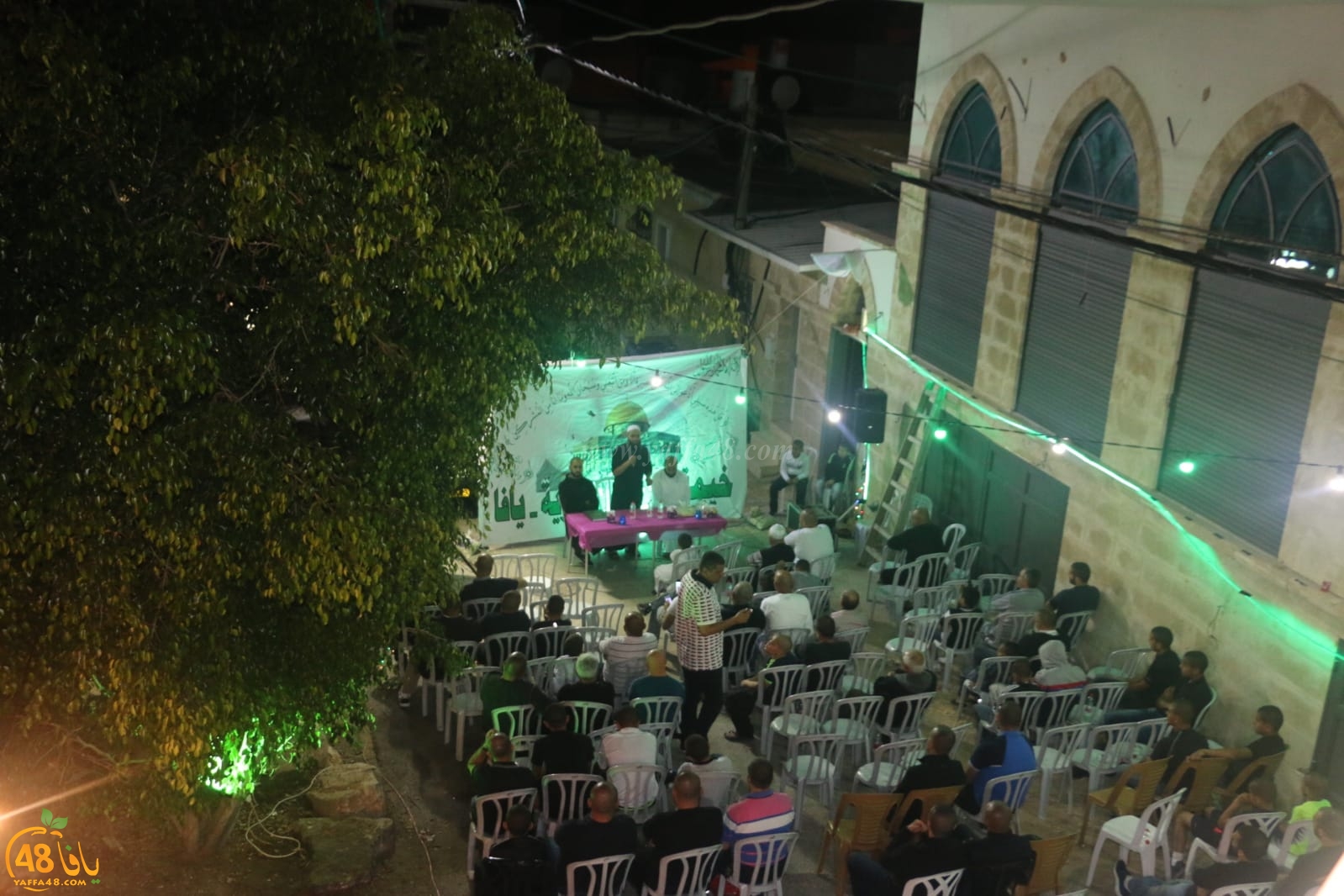 بالصور: خيمة الهدى الدعوية بيافا تستأنف لقاءاتها الأسبوعية وتستضيف الشيخ أحمد سطل 
