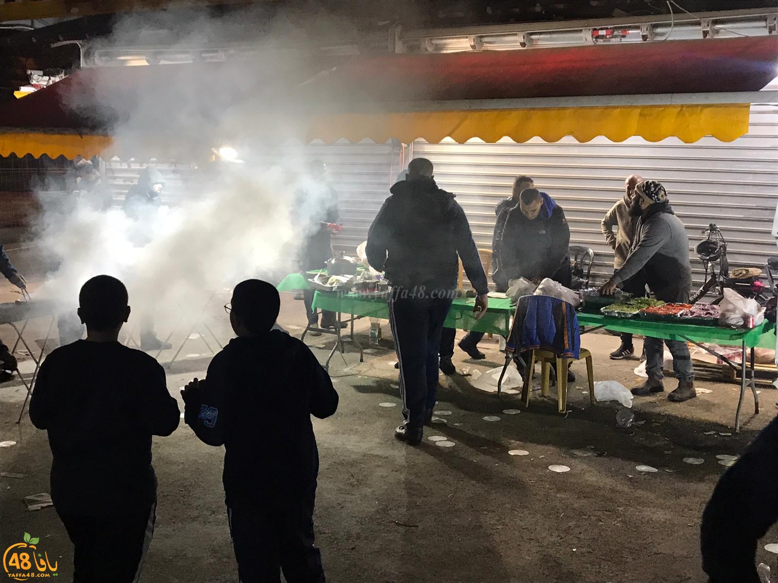  بالصور: خيمة الهدى تنظم أمسية دعوية في ضيافة عائلة مشهراوي بيافا