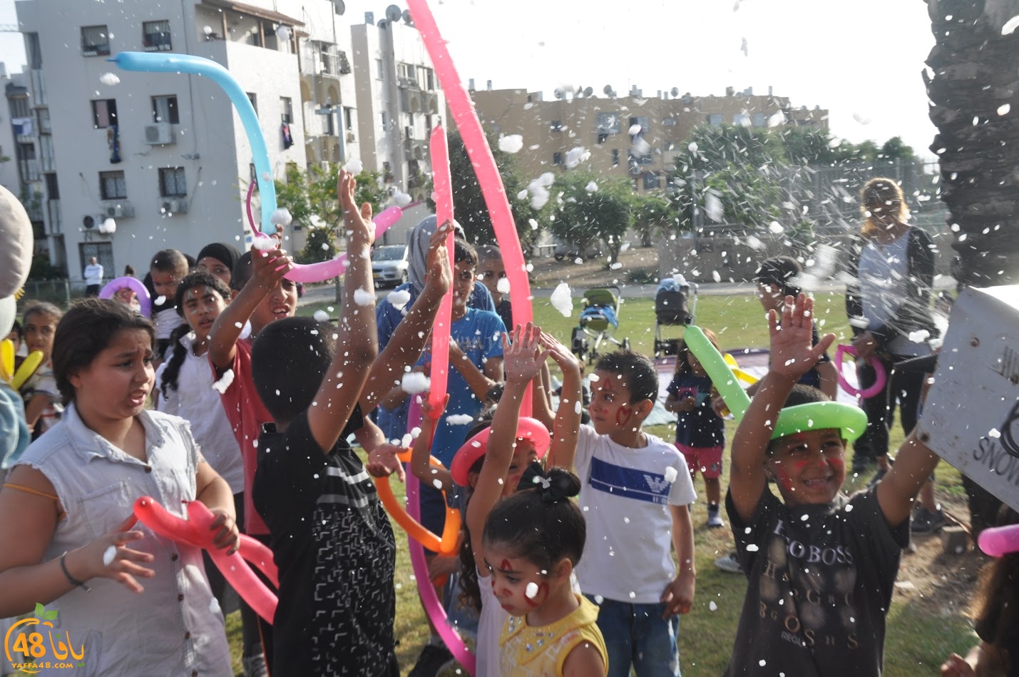  بالصور: فعاليات شيّقة للصغار في ساحة كيدرون بحي الجبلية في يافا
