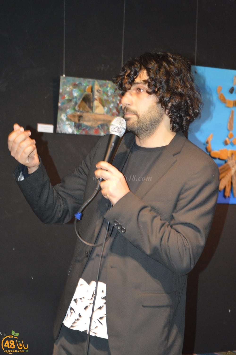 بالفيديو: معرض طمم للفنّان محمد قندس في مسرح السرايا بيافا