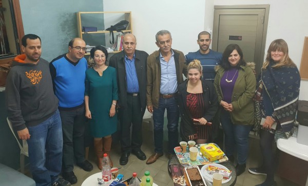 نواب التجمع يعقدون جلسة عمل مع عضو بلدية يافا