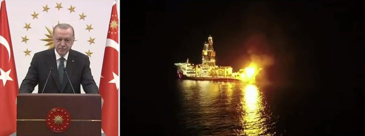أردوغان يدشن استخراج الغاز في البحر الأسود (فيديو)