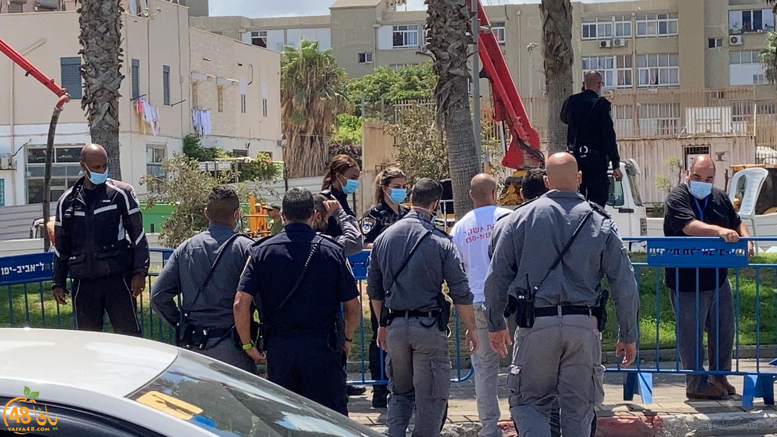 يافا: إعتقال 3 شبان من أمام مقبرة الاسعاف بعد مطالبتهم بوقف أعمال التجريف