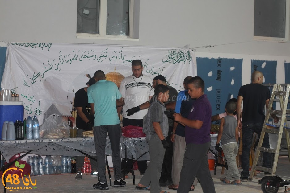  بالصور: خيمة الهدى الدعوية بيافا تستضيف الشيخ علاء كحيل في امسية دينية