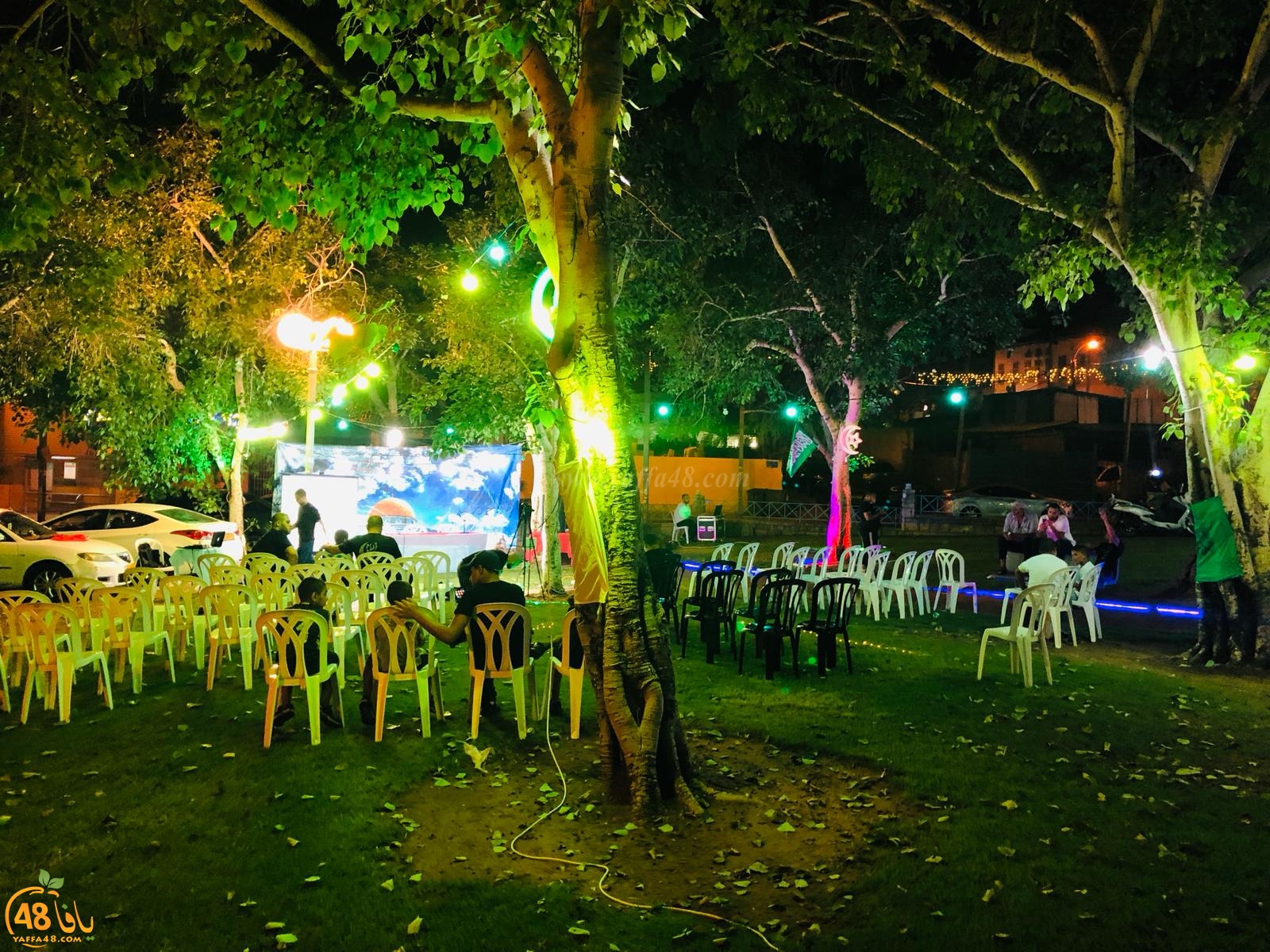  بالصور : خيمة الهدى تنظم أمسية دعوية في ضيافة عائلة سليلة بيافا