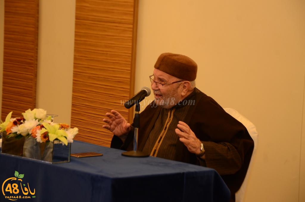 بالفيديو: مصلو مسجد السكسك بيافا في محاضرة لفضيلة الدكتور محمد راتب النابلسي 