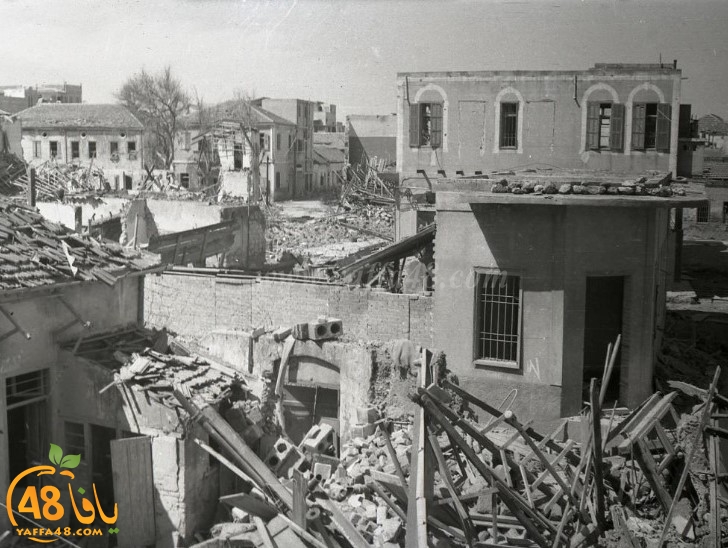 صور تعرض للمرة الأولى لحالة الدمار الذي حلّ بحي المنشيّة عام 1948م