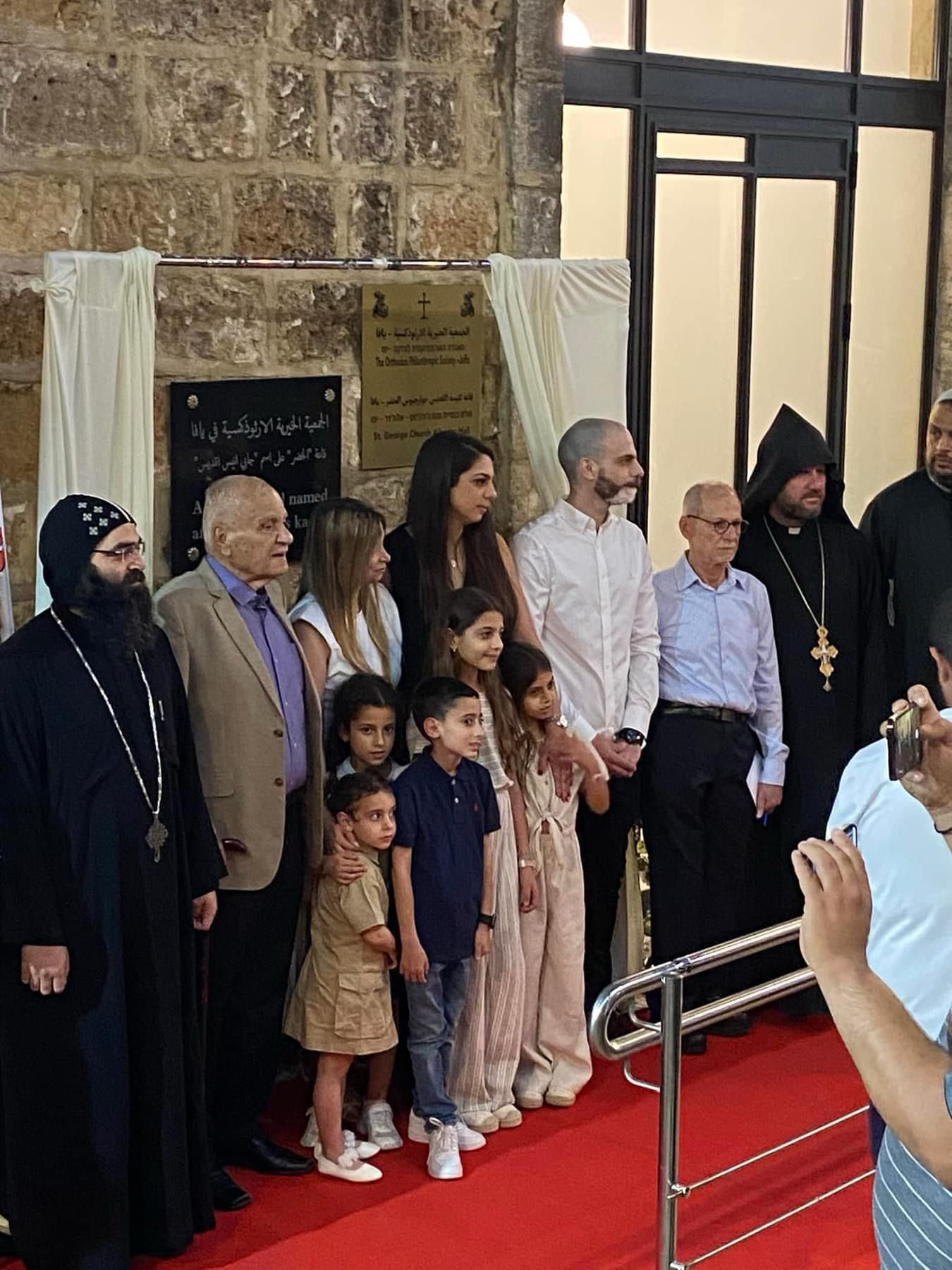 يافا: افتتاح قاعة تحمل اسم السيد جابي قديس  في الجمعية الأرثوذكسية 