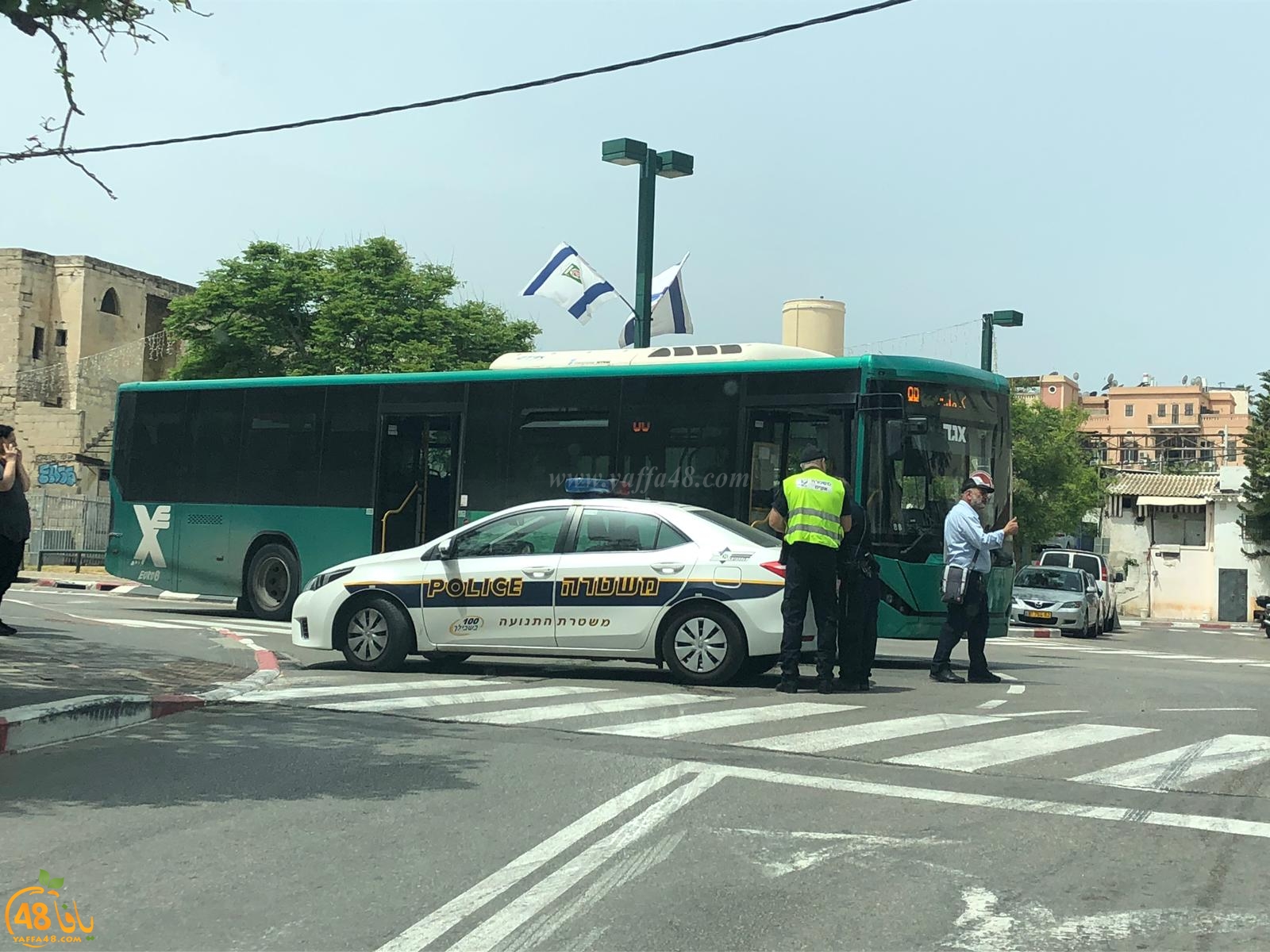  يافا: إصابة شخصين داخل حافلة اثر توقفها المفاجئ 
