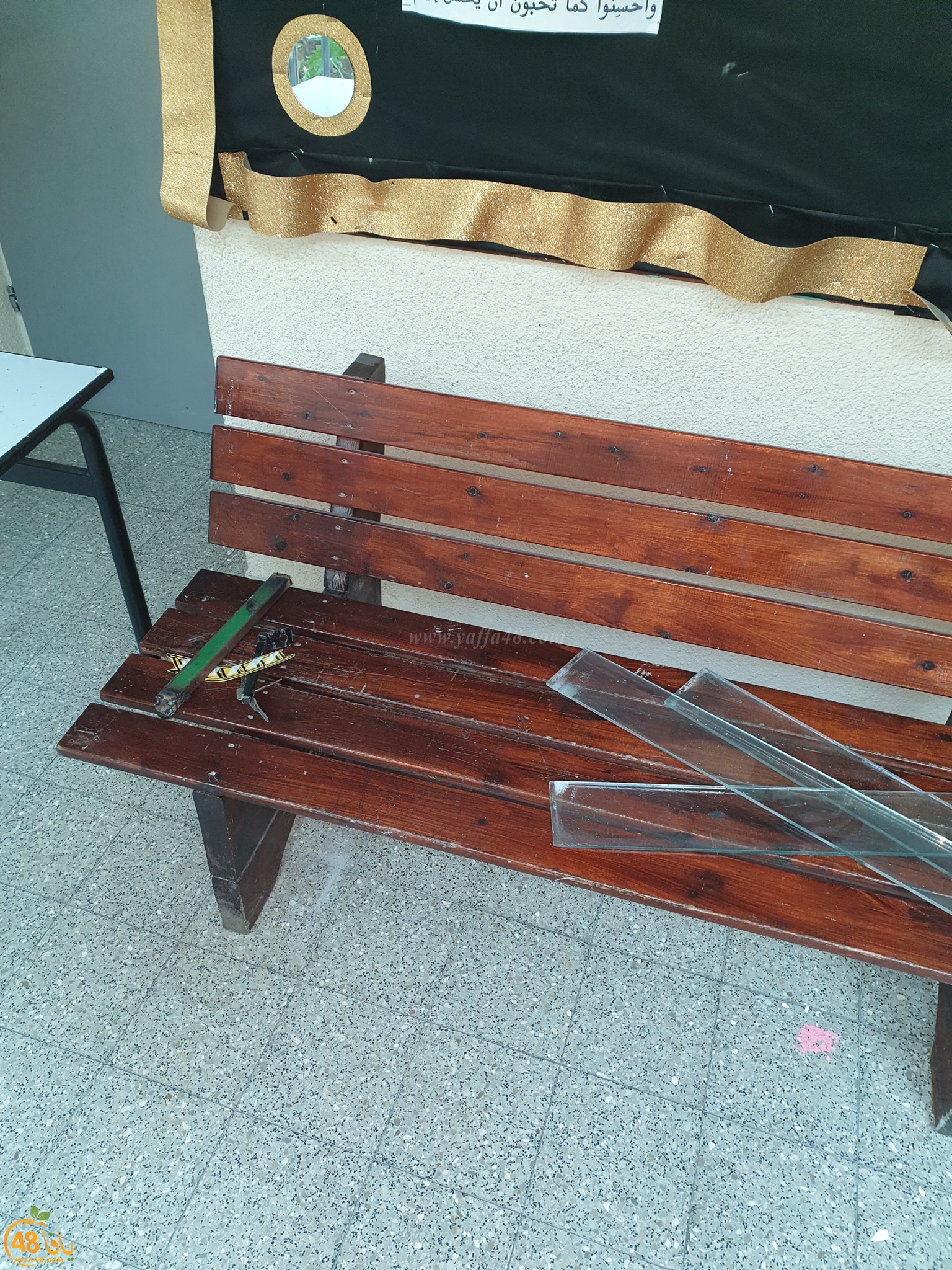  فيديو: تخريب ممتلكات وسرقة محتويات مدرسة الياسمين في مدينة اللد 