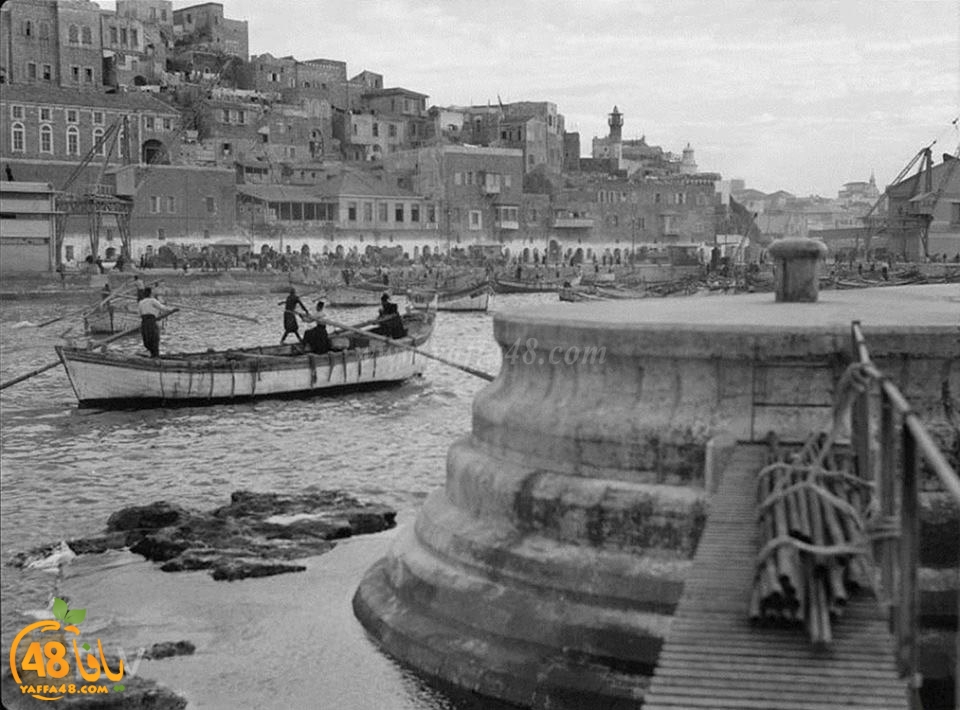 أيام نكبة - صور نادرة لمدينة يافا ومينائها التاريخي