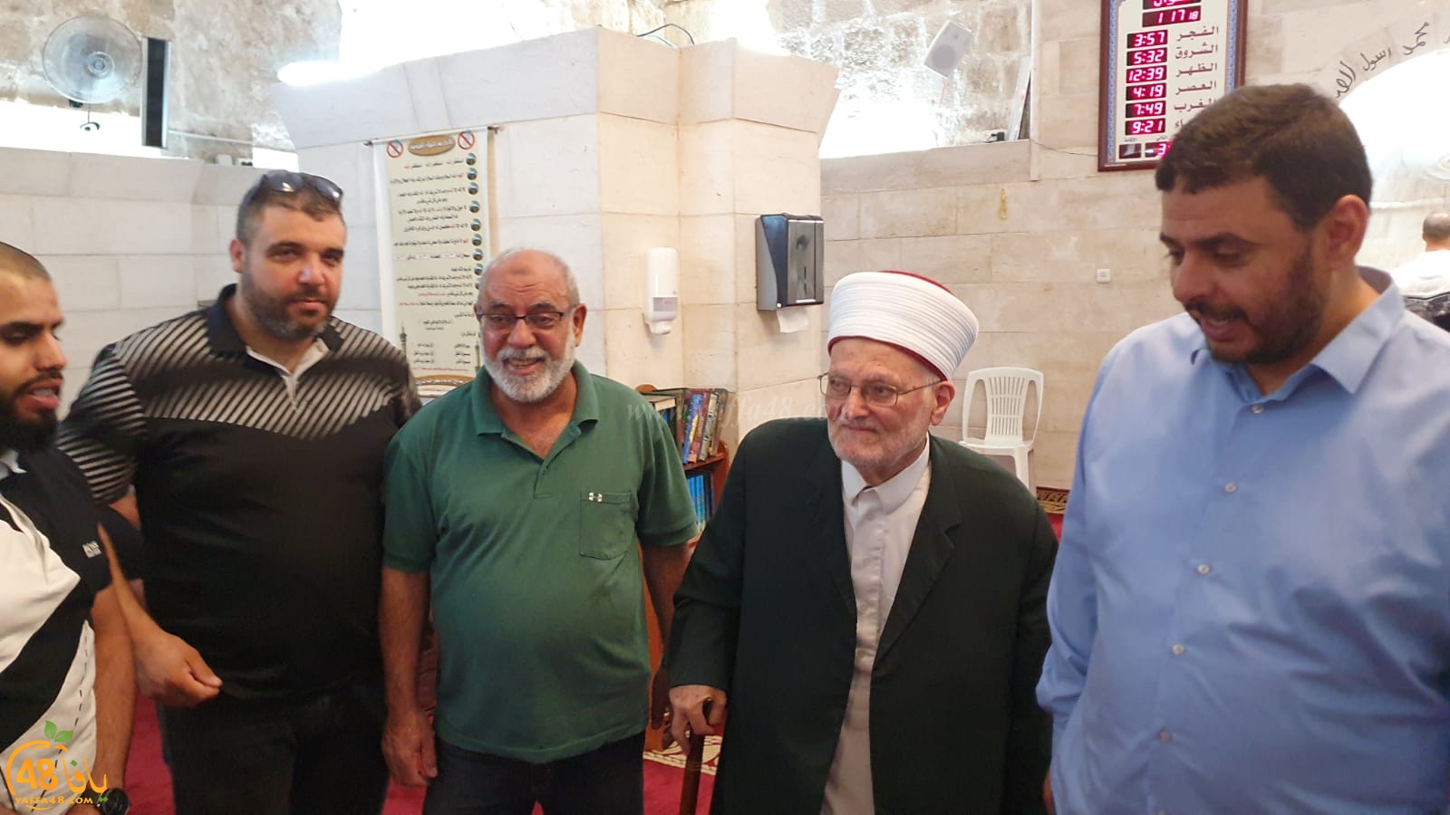 شاهد: خطبة الجمعة من المسجد الكبير باللّد للشيخ عكرمة صبري