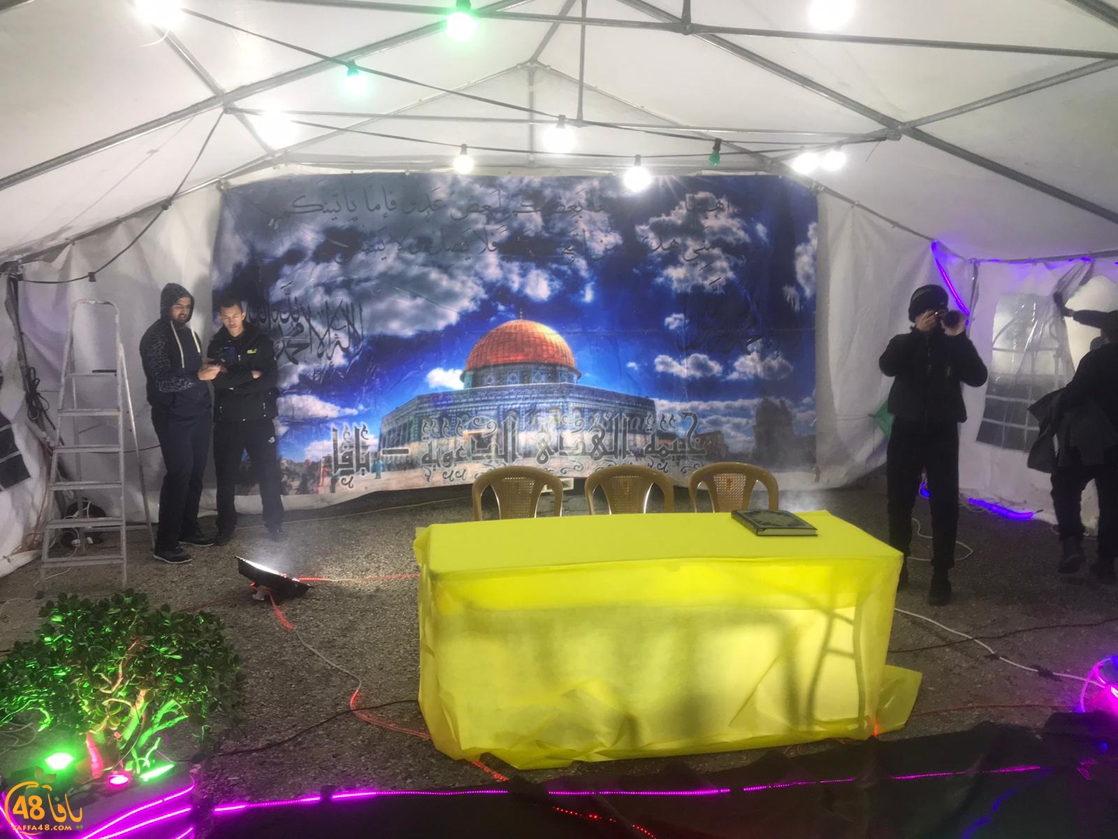 بالصور: خيمة الهدى تنظّم أمسية دعويّة في ضيافة عائلة بوبلي بيافا