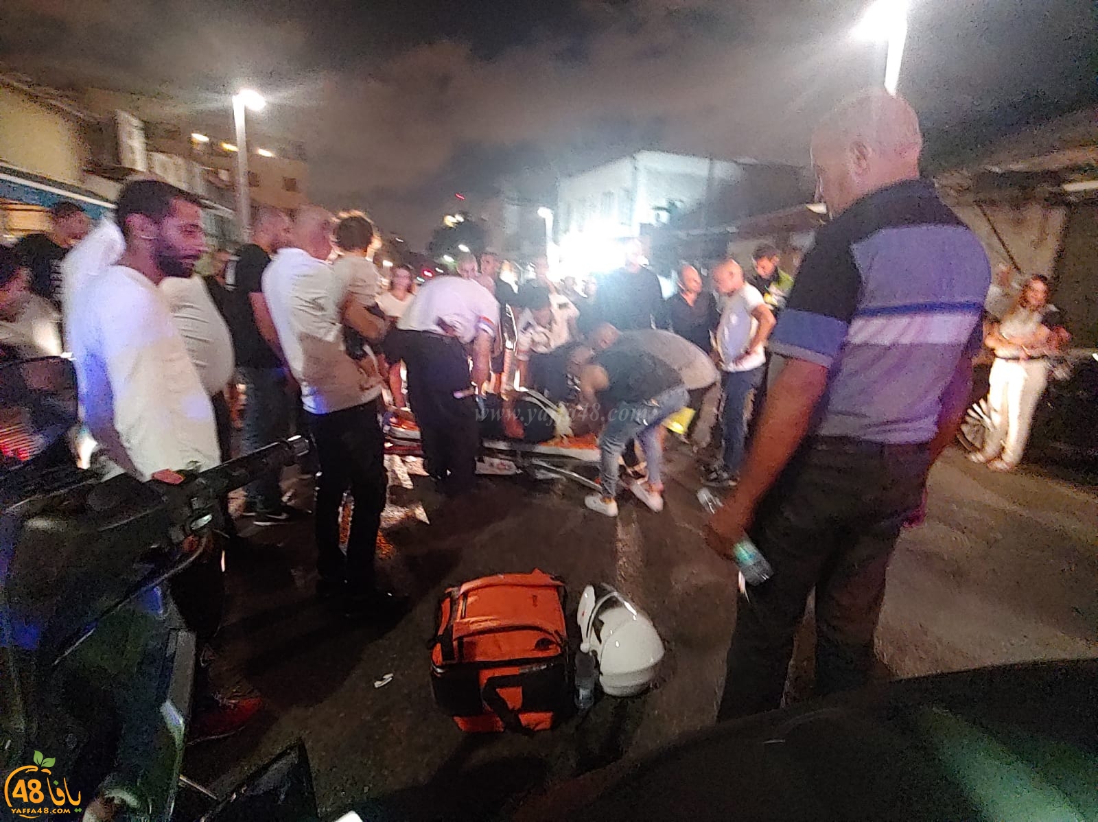 يافا: إصابتين في حادث دهس بشارع عولي تسيون