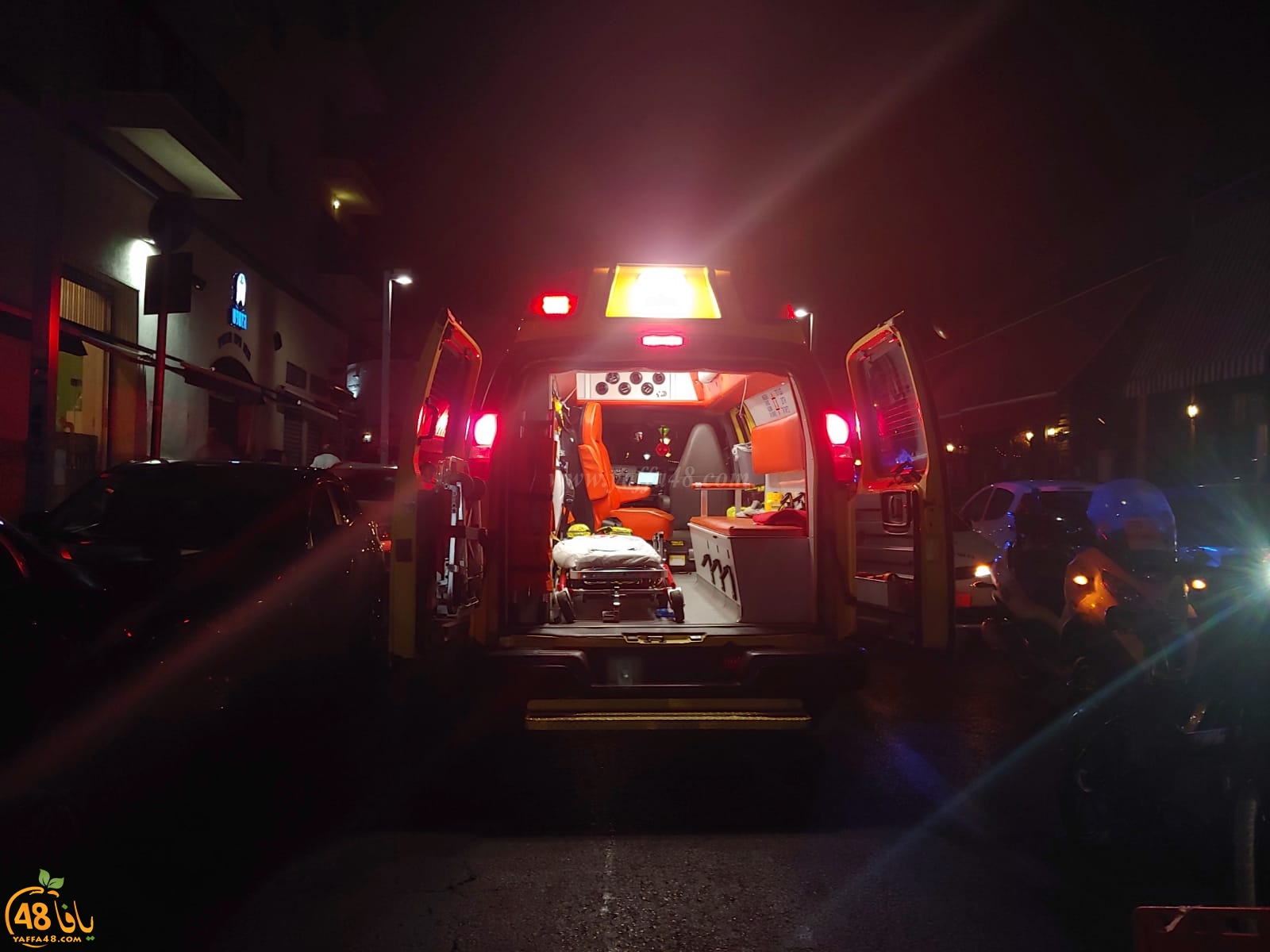 يافا: إصابتين في حادث دهس بشارع عولي تسيون
