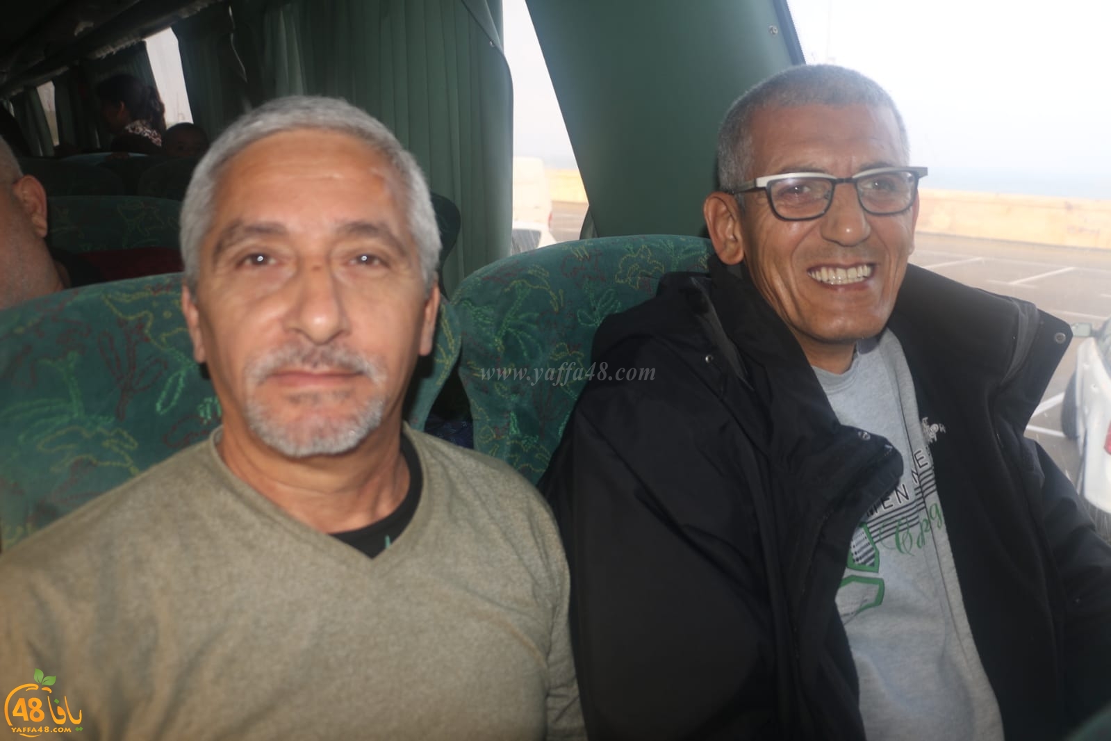 بالصور: انطلاق حافلة الفوج السابع من معتمري مدينة يافا إلى الديار الحجازية 