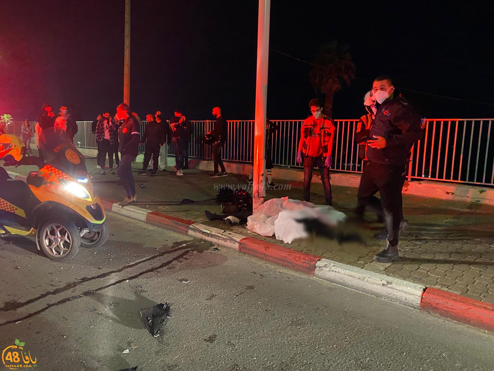 مصرع راكب دراجة نارية بحادث طرق في بات يام جنوب يافا