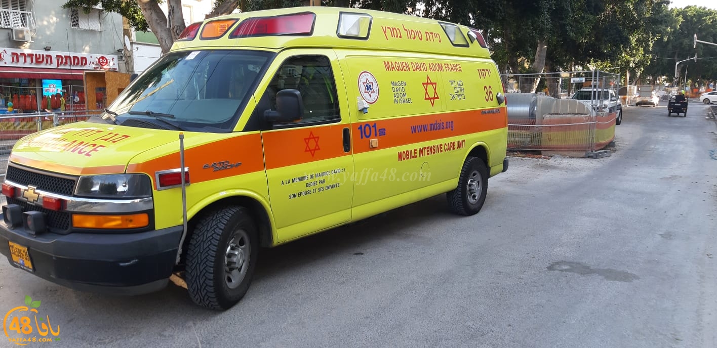  يافا: شخص يُصاب بنوبة قلبية بشارع شديروت يروشلايم والطواقم الطبية تهرع للمكان 