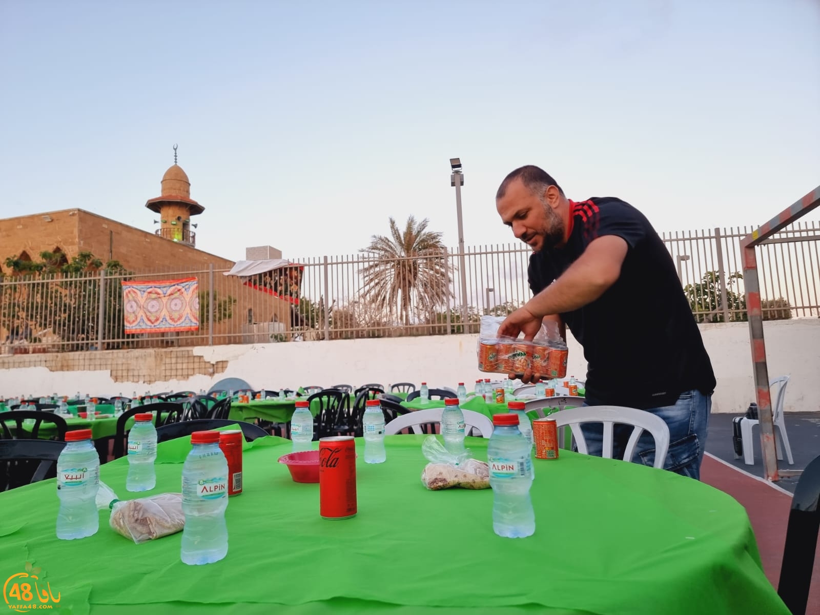  يافا: جمعية يافا تُتم استعداداتها للإفطار الجماعي في ساحة الجبلية