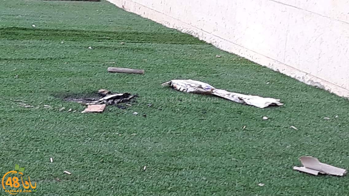  فيديو: تخريب وتكسير ممتلكات وخلع أشجار في مدرسة الزهراء الابتدائية بمدينة اللد