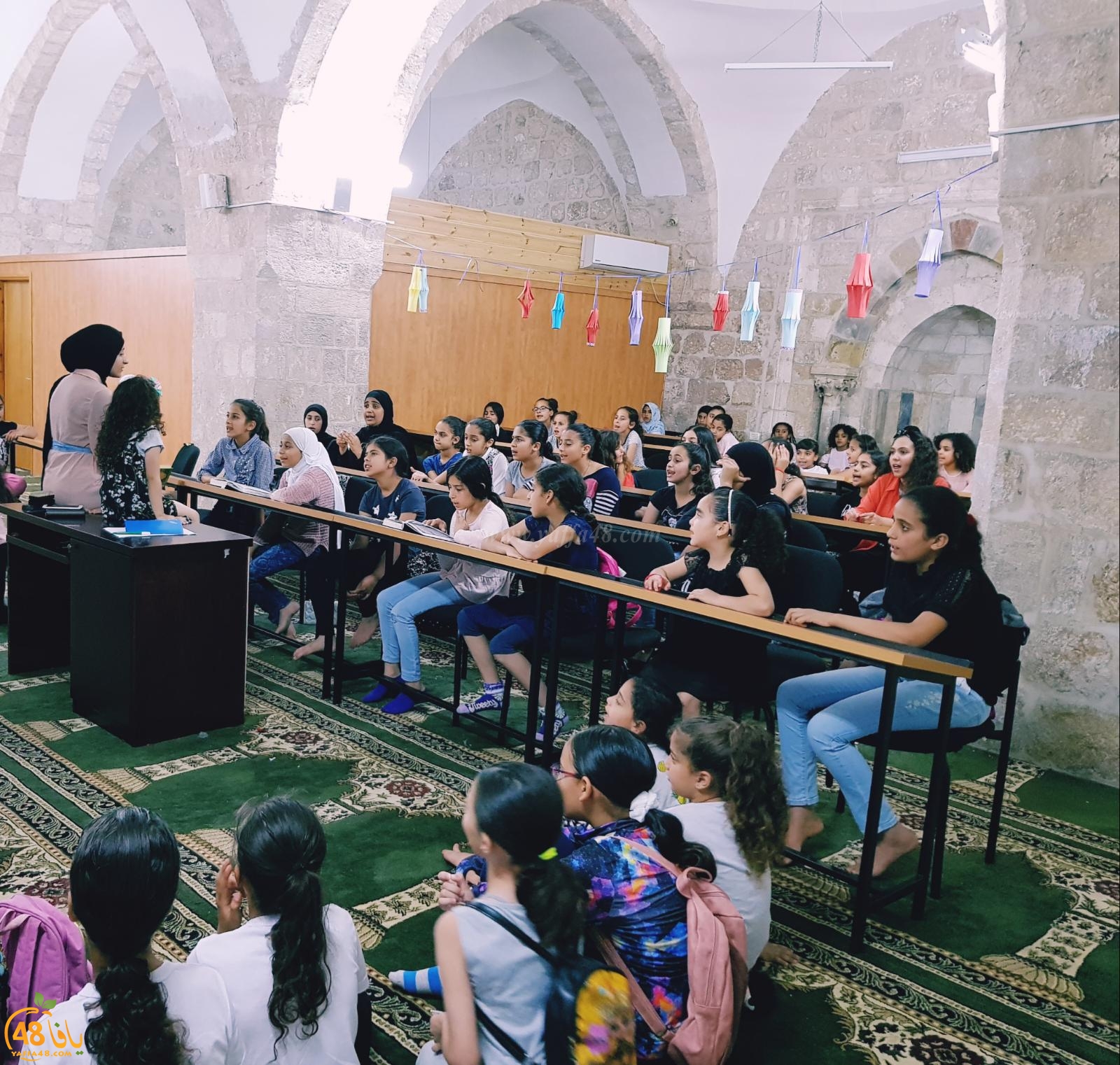  الرملة: افطار جماعي للفتيات الصغيرات في المركز الاسلامي الثقافي 