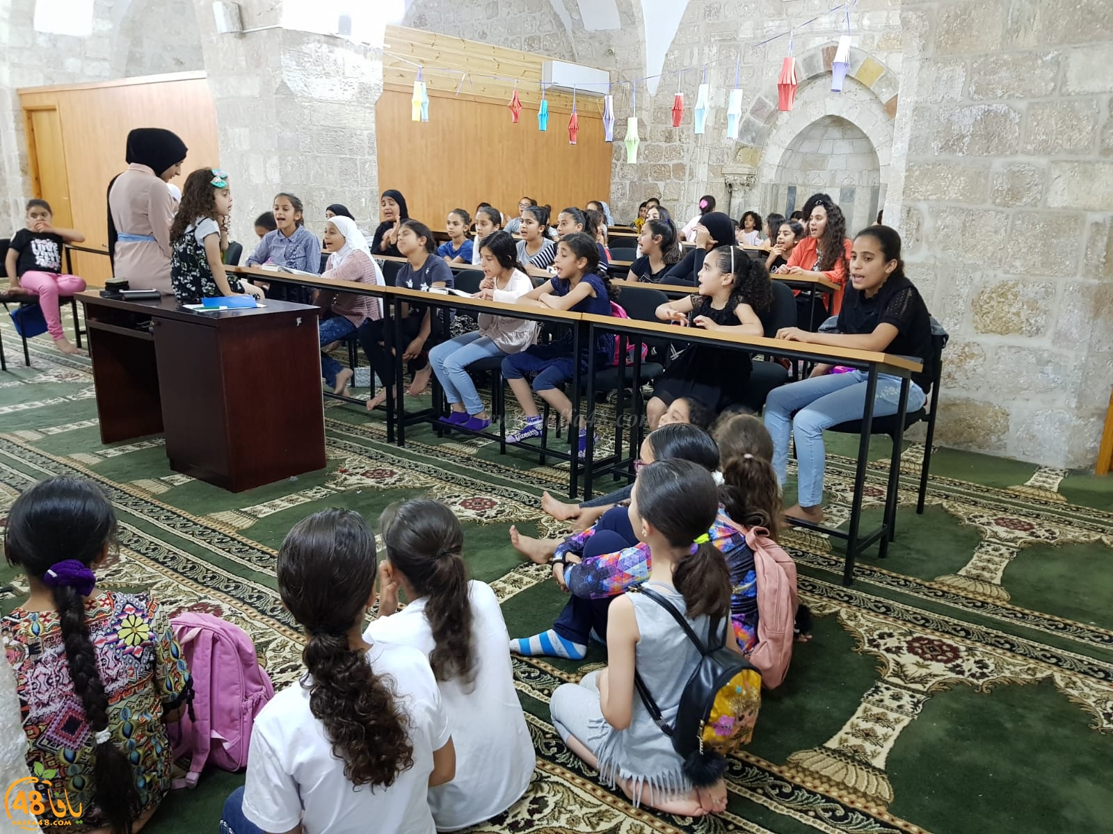  الرملة: افطار جماعي للفتيات الصغيرات في المركز الاسلامي الثقافي 
