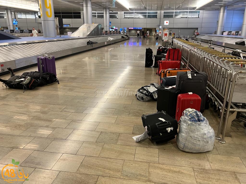  أزمة الحقائب في مطار اللد مستمرة !