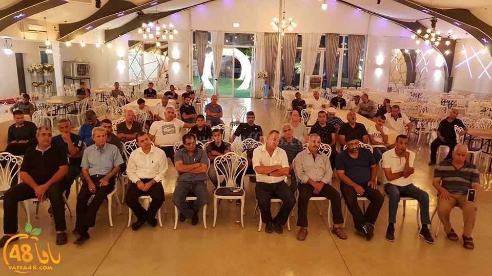 بالصور: اجتماع لدعم فريق أبناء اللد ومسيرة المرحوم ابو صبحي الزبارقة في مدينة اللد