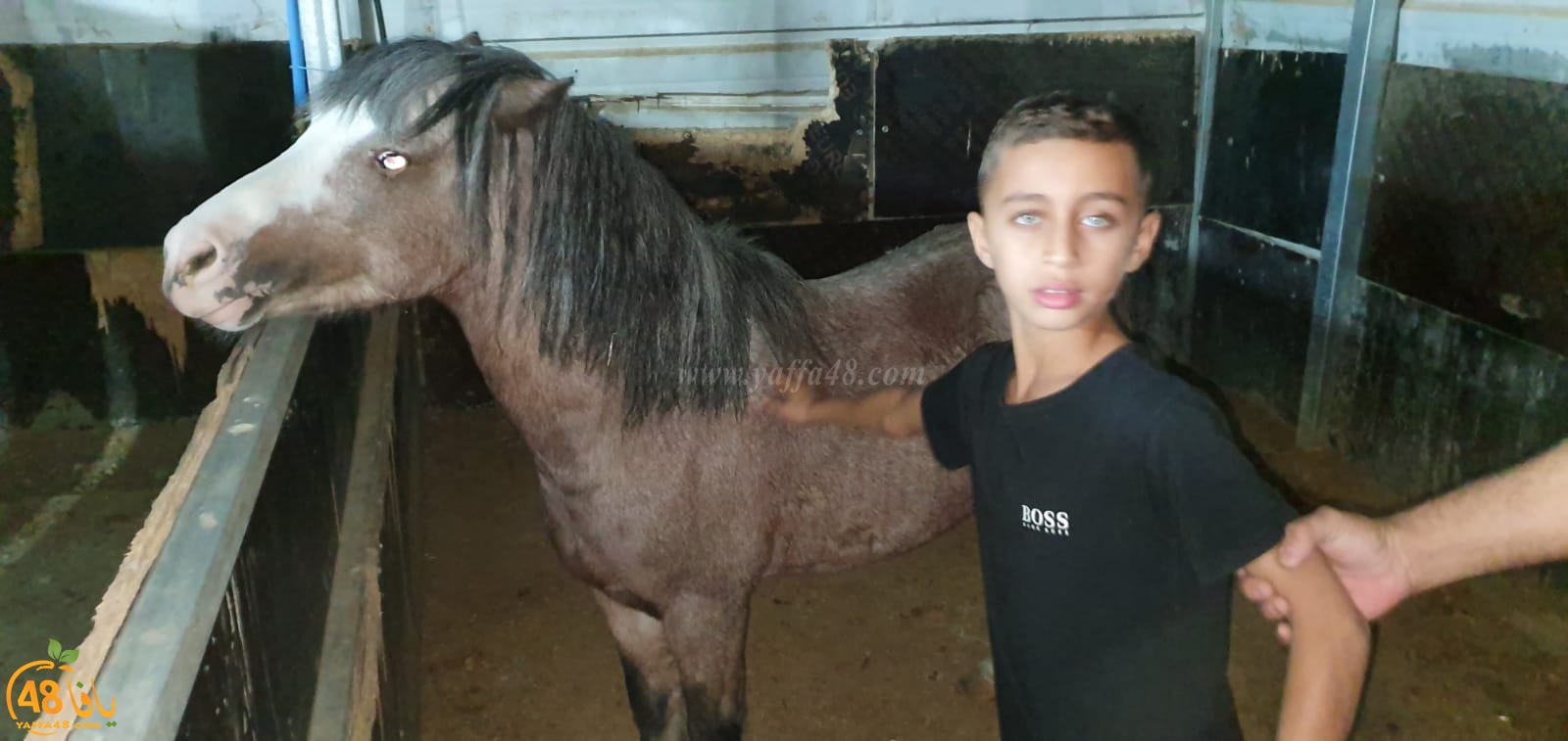  اللد: بعد وفاة الطفل رياض ابو شريقي دهساً - صديقه وسيم في زيارة لعائلته 