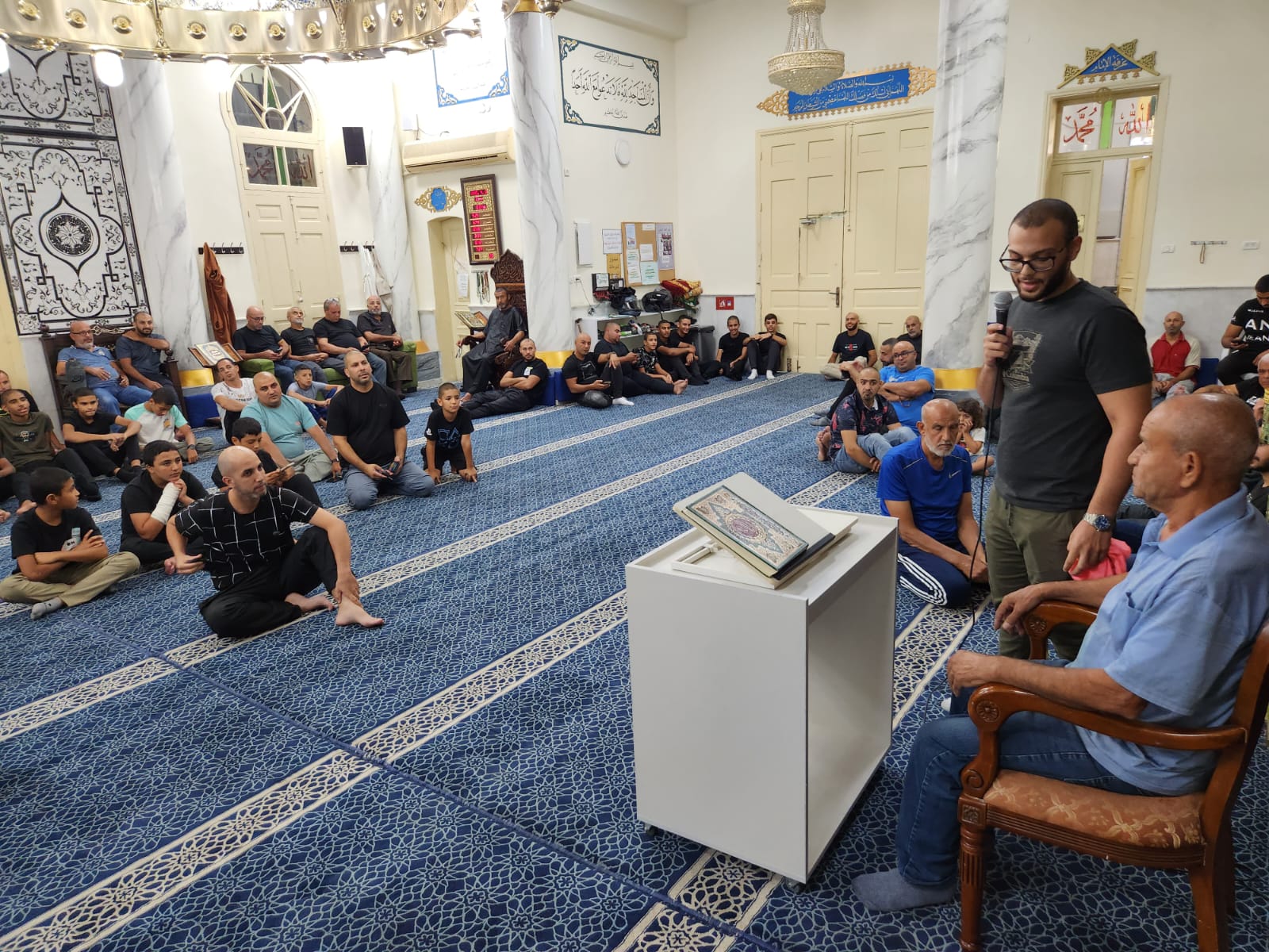يافا: الدرس الإيماني الاسبوعي من مسجد النزهة بيافا 