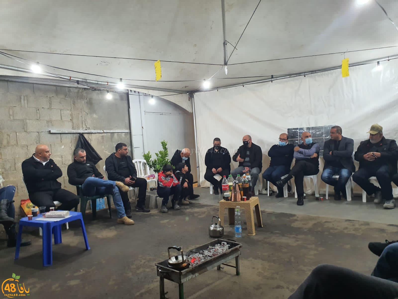  اللد: اجتماع موسّع في خيمة الاعتصام بحي شنير لبحث وقف هدم 40 بيتاً عربياً 