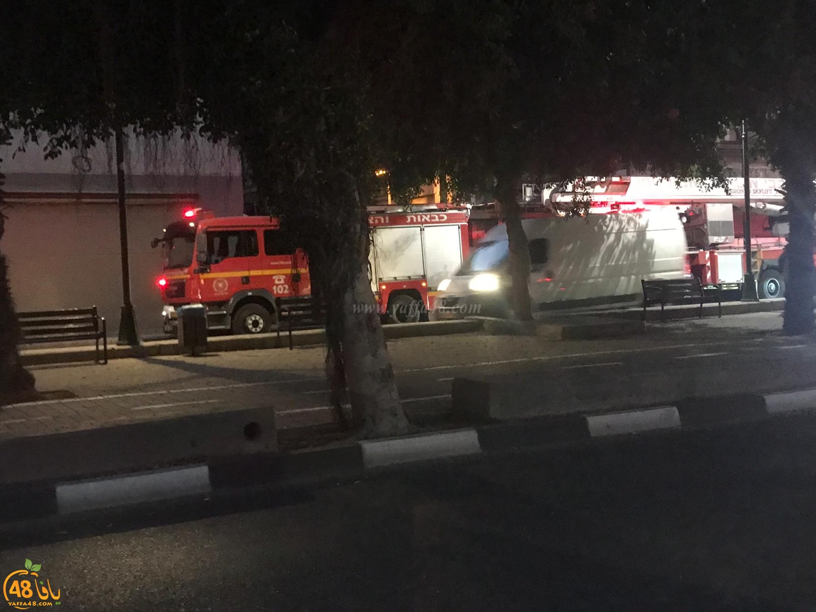  فيديو: حريق داخل مبنى مهجور في يافا دون وقوع اصابات