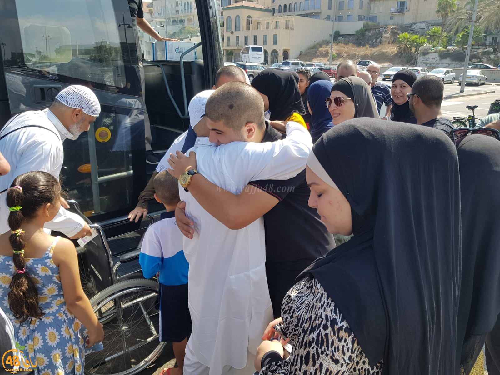 فيديو و صور: عودة الفوج الأول من حجاج مدينة يافا إلى ديارهم سالمين