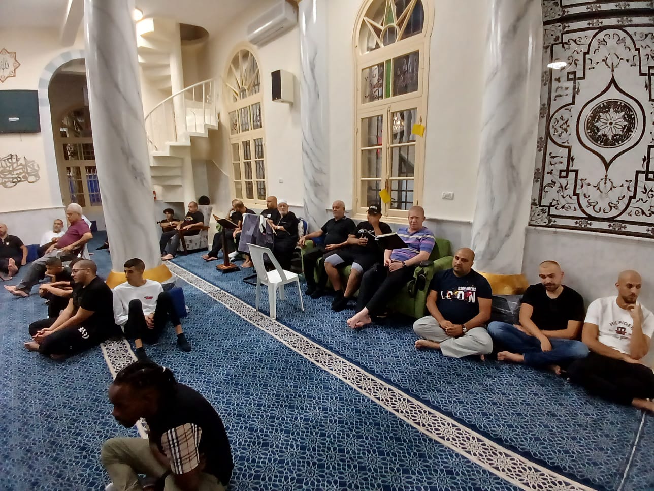 يافا: الأمسية الإيمانية الأسبوعية في مسجد النزهة