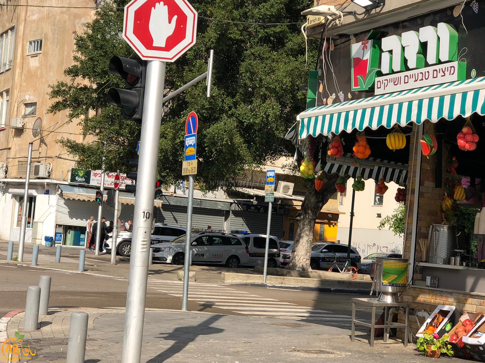 يافا : سطو على بقالة في شارع شديروت يروشالايم