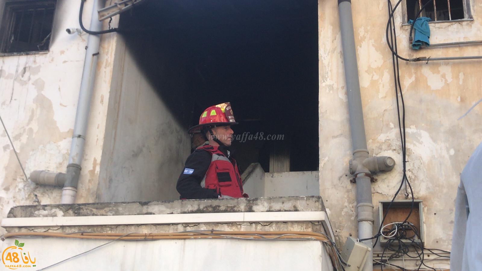 مصرع شخص واصابة آخر بحريق كبير في منزل جنوب يافا 