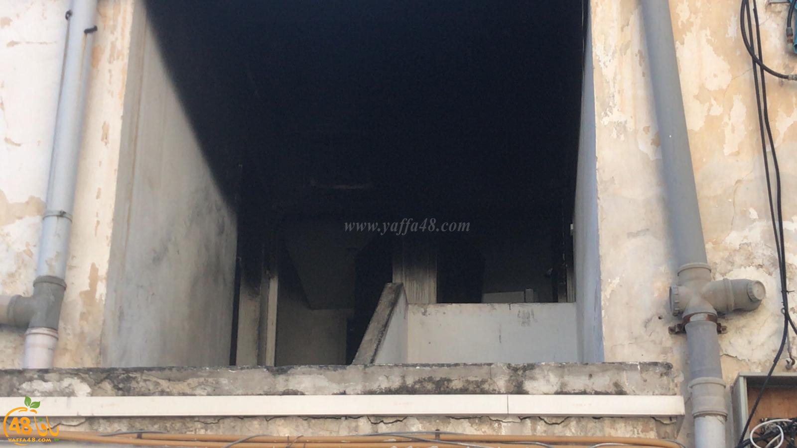 مصرع شخص واصابة آخر بحريق كبير في منزل جنوب يافا 