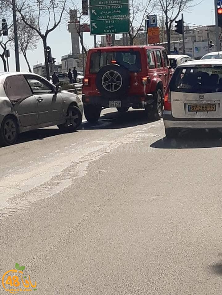  صور متداولة لسيارة كويتية في مدينة القدس ! 