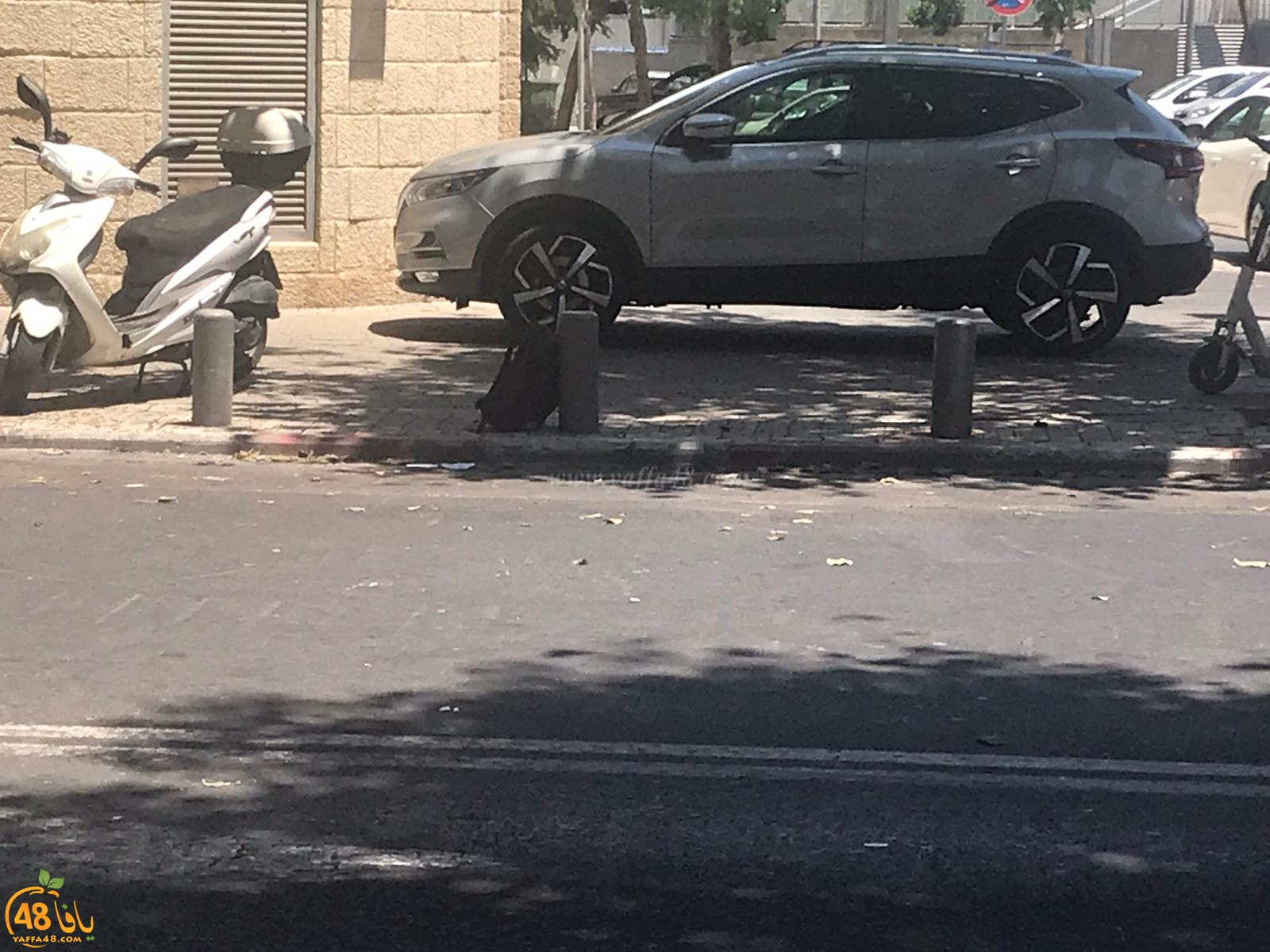 فيديو: تفكيك جسم مشبوه في شارع بنتسفي بمدينة يافا