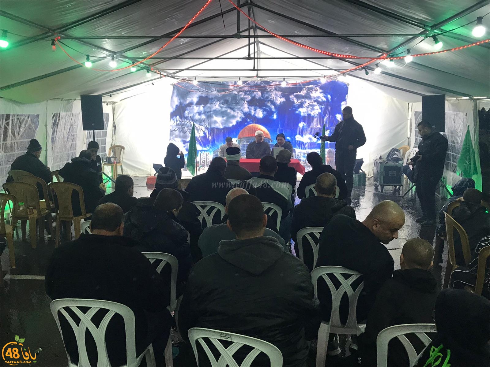بالصور: خيمة الهدى تنظّم أمسية دعويّة بمدينة يافا