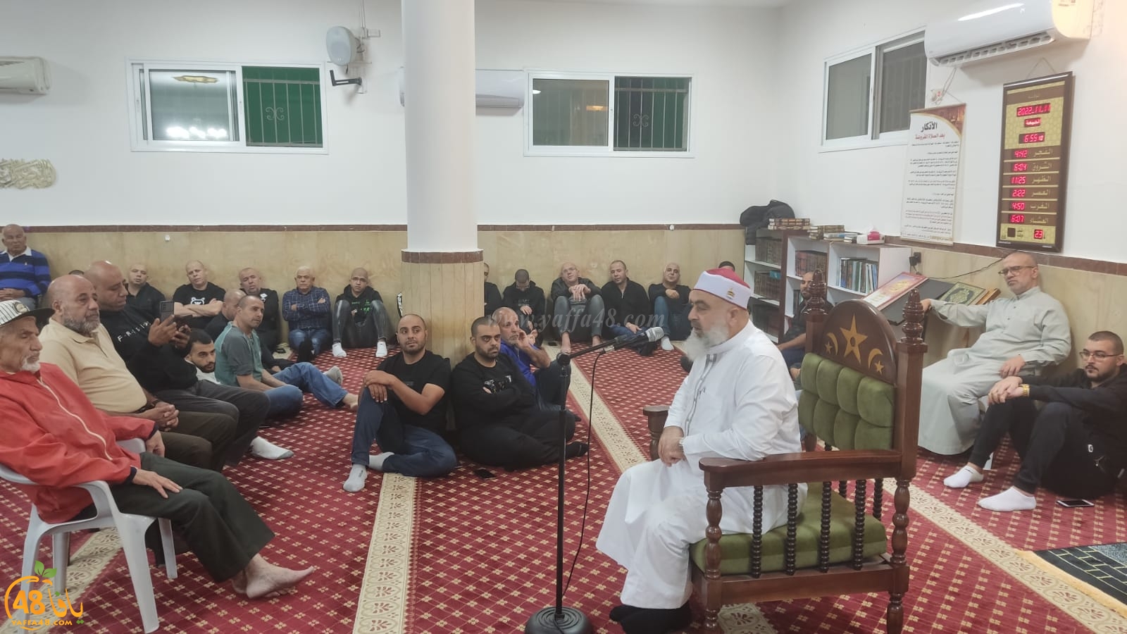 يافا: الشيخ رائد عاصي يحل ضيفاً على مجالس النور الأسبوعية في مسجد العجمي