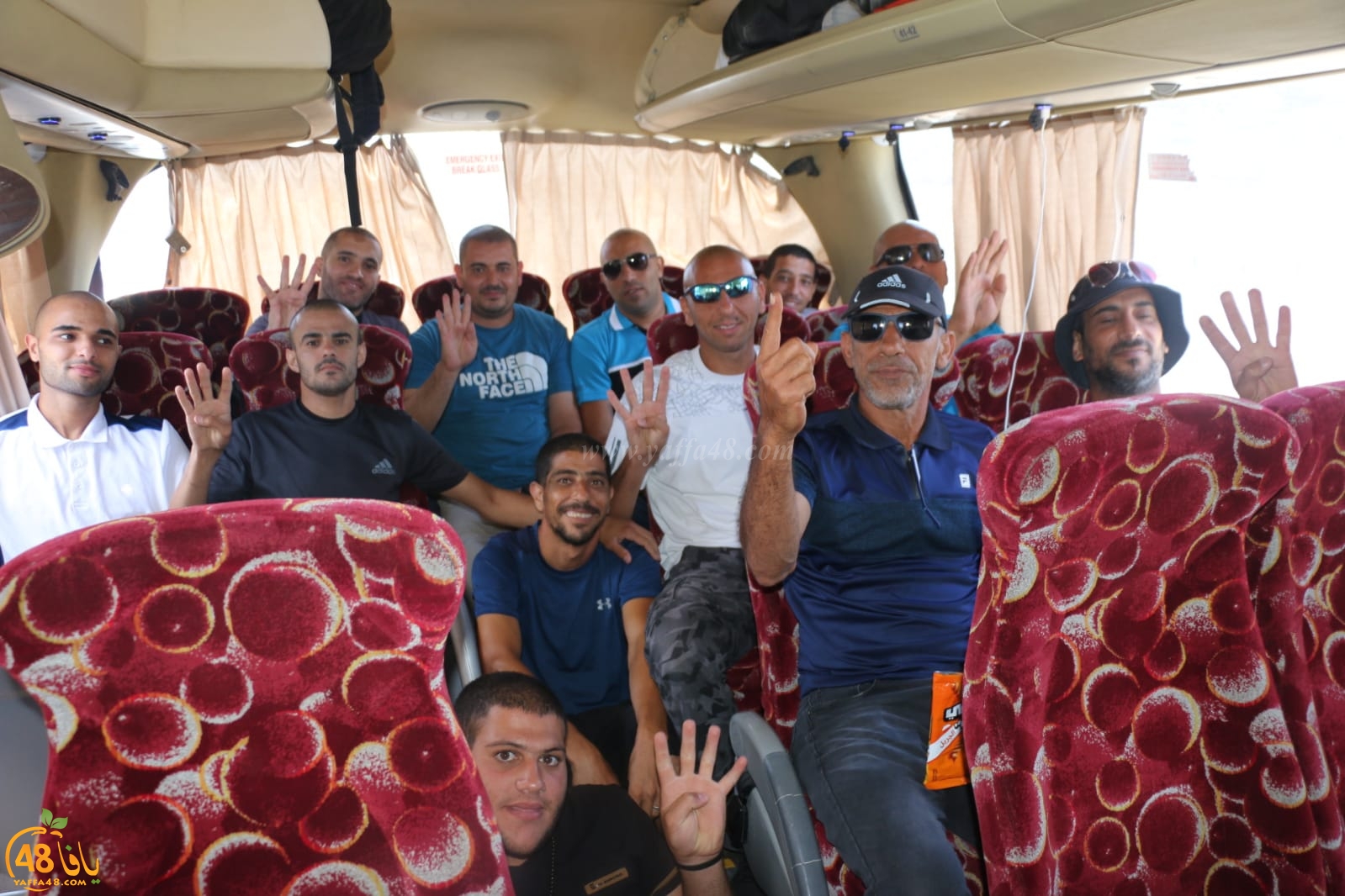  بالصور: شباب مدينة يافا في رحلة ترفيهية إلى شمال البلاد 