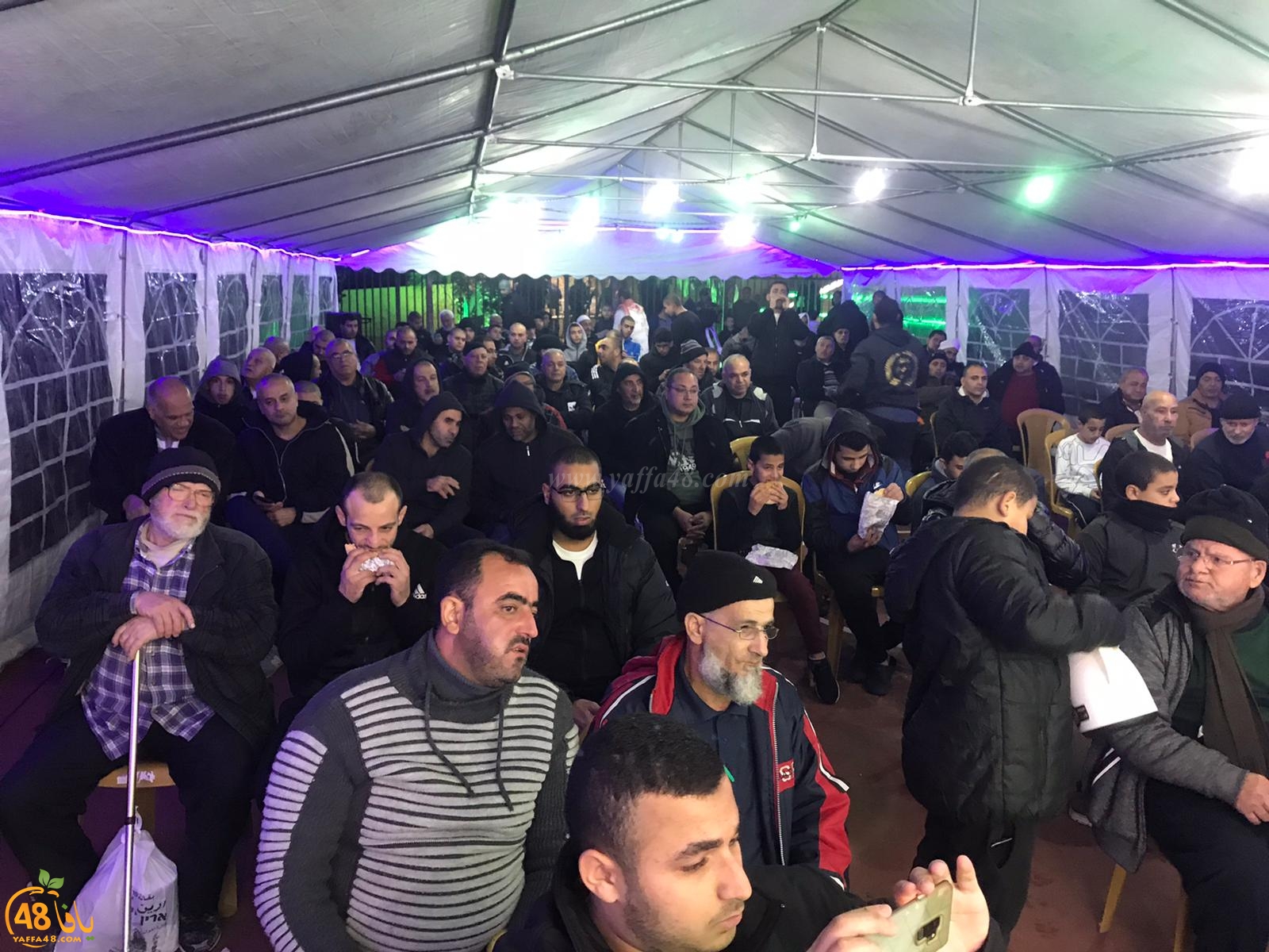  بالصور: خيمة الهدى تنظم أمسية دعوية في مسجد الجبليّة عن أرواح مشايخ يافا